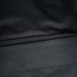 Pre Owned Hermes Black Canvas Herline MM Tote 