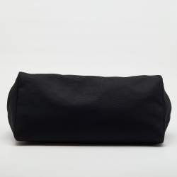 Pre Owned Hermes Black Canvas and Leather Herbag 50 Bag