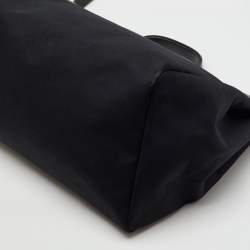 Pre Owned Hermes Black Canvas and Leather Herbag 50 Bag