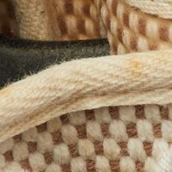 مملوكة مسبقًا حقيبة هيرمس هيرباغ فاشي هنتر قماش تويل موكا/أحمر طوبي 31