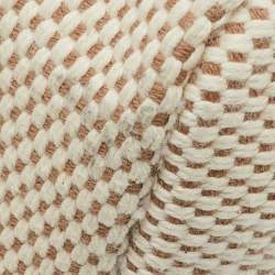 مملوكة مسبقًا حقيبة هيرمس هيرباغ فاشي هنتر قماش تويل موكا/أحمر طوبي 31