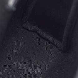 Pre Owned Hermes Black/Beige Toile and Vache Hunter Leather 2-in-1 Herbag TPM Bag