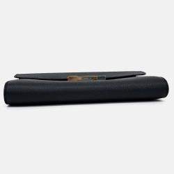 Pre Owned Hermes Black Leather Constance Long To Go