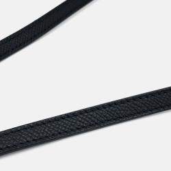 Pre Owned Hermes Black Leather Constance Long To Go