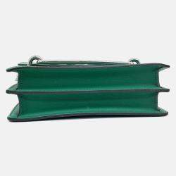Pre Owned Hermes Green Leather Rulis 18