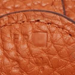 Pre Owned Hermes Potiron Taurillon Clemence Leather Evelyne III GM Bag