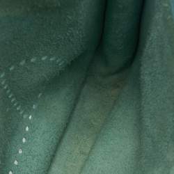 Pre Owned Hermès Bleu Atoll Taurillon Clemence Leather Evelyne III PM Bag