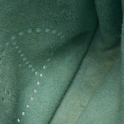 Pre Owned Hermès Bleu Atoll Taurillon Clemence Leather Evelyne III PM Bag