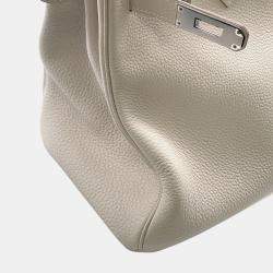 Pre Owned Hermes Birkin 35 Craie Togo Leather Tote Bag