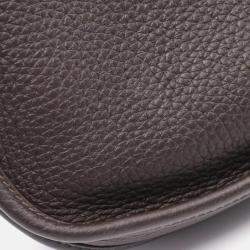 Pre Owned Hermes Evelyne Brown Taurillon Clemence TPM 