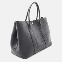 Pre Owned حقيبة هيرمس توت "غاردن بارتي" بي إم جلد نيغوندا أسود