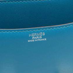 Pre Owned Hermes Constance 3 24 Green Vert Veronese Box Calf Leather Shoulder Bag