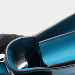 Pre Owned Hermes Constance 3 24 Green Vert Veronese Box Calf Leather Shoulder Bag