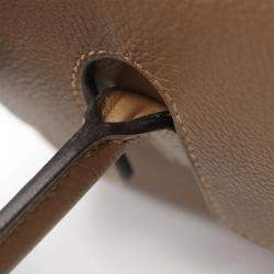 Pre Owned Hermes New Drug 22 Shoulder Handbag H080214Ckd0 Evercolor Leather Brown