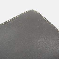 Pre Owned Hermes Lucy MM Grey Box Calf Leather/Chevre Leather Shoulder Bag