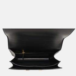 Pre Owned Hermes Constance 24 Black Leather Shoulder Bag