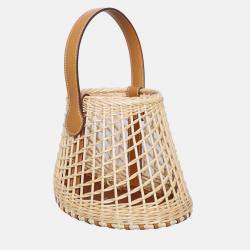 Pre Owned Hermes Butler Wicker Sabot Picnic Bag