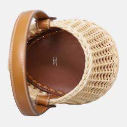 Pre Owned Hermes Butler Wicker Sabot Picnic Bag