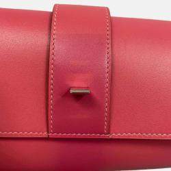 Pre Owned Hermes Medor 23 Tadelakt Leather Clutch Bag