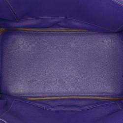 Pre Owned Hermes Birkin 35 Purple Togo Leather Shoulder Bag