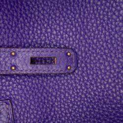 Pre Owned Hermes Birkin 35 Purple Togo Leather Shoulder Bag