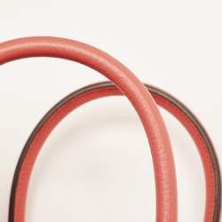 Pre Owned Hermes Rose Jaipur Taurillon Clemence Leather Gold Finish Birkin 30 Bag