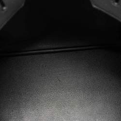 Pre Owned Hermès Noir Togo Leather Palladium Finish HAC Birkin 40 Bag