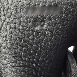 Pre Owned Hermès Noir Togo Leather Palladium Finish HAC Birkin 40 Bag