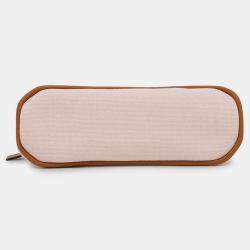 Pre Owned Hermes Bolide Rose Pearl Canvas Pouch