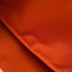 Pre Owned Hermes Bolide Rose Pearl Canvas Pouch