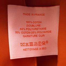 Pre Owned Hermes Bolide Rose Pearl Canvas Pouch