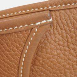Pre Owned Hermes Evelyne3 Gold Taurillon Clemence Size Pm