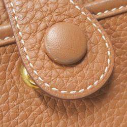 Pre Owned Hermes Evelyne3 Gold Taurillon Clemence Size Pm