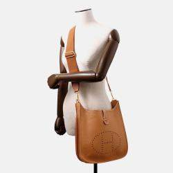 Pre Owned Hermes Evelyne3 Gold Taurillon Clemence Size Pm