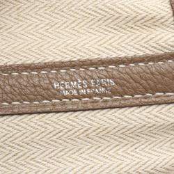 Pre Owned Hermes Garden Party Etoupe Grey Negonda PM