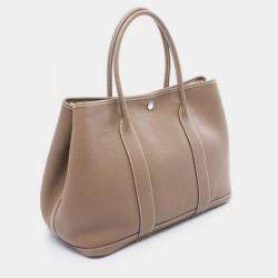 Pre Owned Hermes Garden Party Etoupe Grey Negonda PM