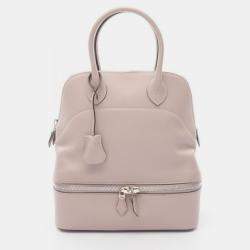 Pre Owned Hermes Bolide Sucre Glycine Pink Swift Leather