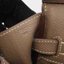 مملوكة مسبقًا حقيبة هيرمس بيركن 30 جلد إيتوب رمادي توغو