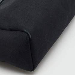 Pre Owned حقيبة هيرميس هيرباج 31 قماش تويلي أسود وجلد فاش هنتر