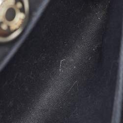 Pre Owned حقيبة هيرميس هيرباج 31 قماش تويلي أسود وجلد فاش هنتر