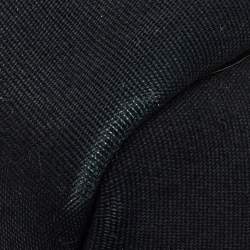 Pre Owned حقيبة هيرميس هيرباج 31 قماش تويلي أسود وجلد فاش هنتر