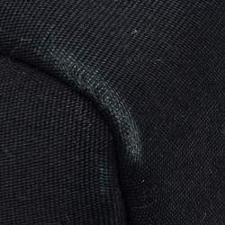 Pre Owned حقيبة هيرميس هيرباج 31 قماش تويلي أسود وجلد فاش هنتر