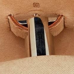 مملوكة مسبقًا حقيبة هيرميس هيرباج 39 قماش تويل باللون الخاكي الطبيعي وجلد فاش