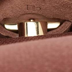 Pre Owned حقيبة هيرمس هيرباج 31 قماش تويلي ولون أحمر وجلد فاش هنتر