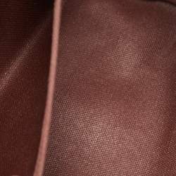 Pre Owned حقيبة هيرمس هيرباج 31 قماش تويلي ولون أحمر وجلد فاش هنتر