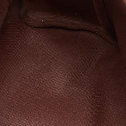 Pre Owned حقيبة هيرمس هيرباج 31 قماش تويلي ولون أحمر وجلد فاش هنتر