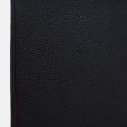 Pre Owned Hermes Birkin 25 Noir Togo Leather Top Handle Bag