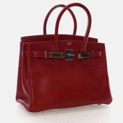 Pre Owned Hermes Crimson Epsom Birkin 30