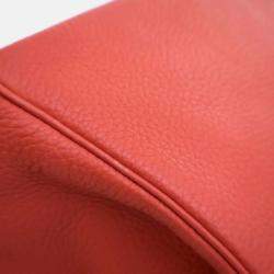 Pre Owned Hermes Birkin 35 Rose Jaipur Pink Red Togo Leather Top Handle Bag