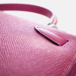 Pre Owned Hermes Kelly Sellier 28 Rose Pourpre Epsom Leather Handbag